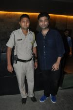 Karan Johar at 2 States special screening for cops in Mumbai on 17th April 2014
